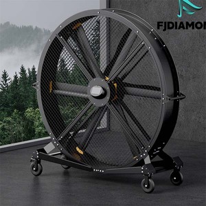 Ventilateur de sol portable électrique industriel HVLS pour entrepôt, refroidisseur d'air pour camping <span class=keywords><strong>en</strong></span> extérieur - Product Image 1