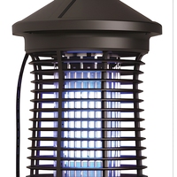 Lampe anti-insectes extérieure étanche, tue-moustiques et mouches, lumière UV, indice IP33, choc électrique contrôlé par la lumière, minuterie intelligente