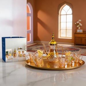 Set Dallah in Vetro Borosilicato Resistente al Calore, Anti-Crepa, Ecologico, per Caffè e Tè Caldo - Product Image 3