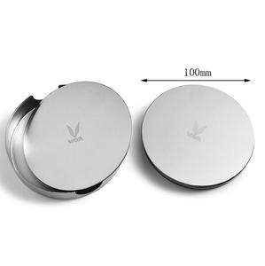 Hot Selling Round Stainless Steel Metal <strong>Coasters</strong> <strong>Set</strong> with Holder Custom logo - Product Image 3