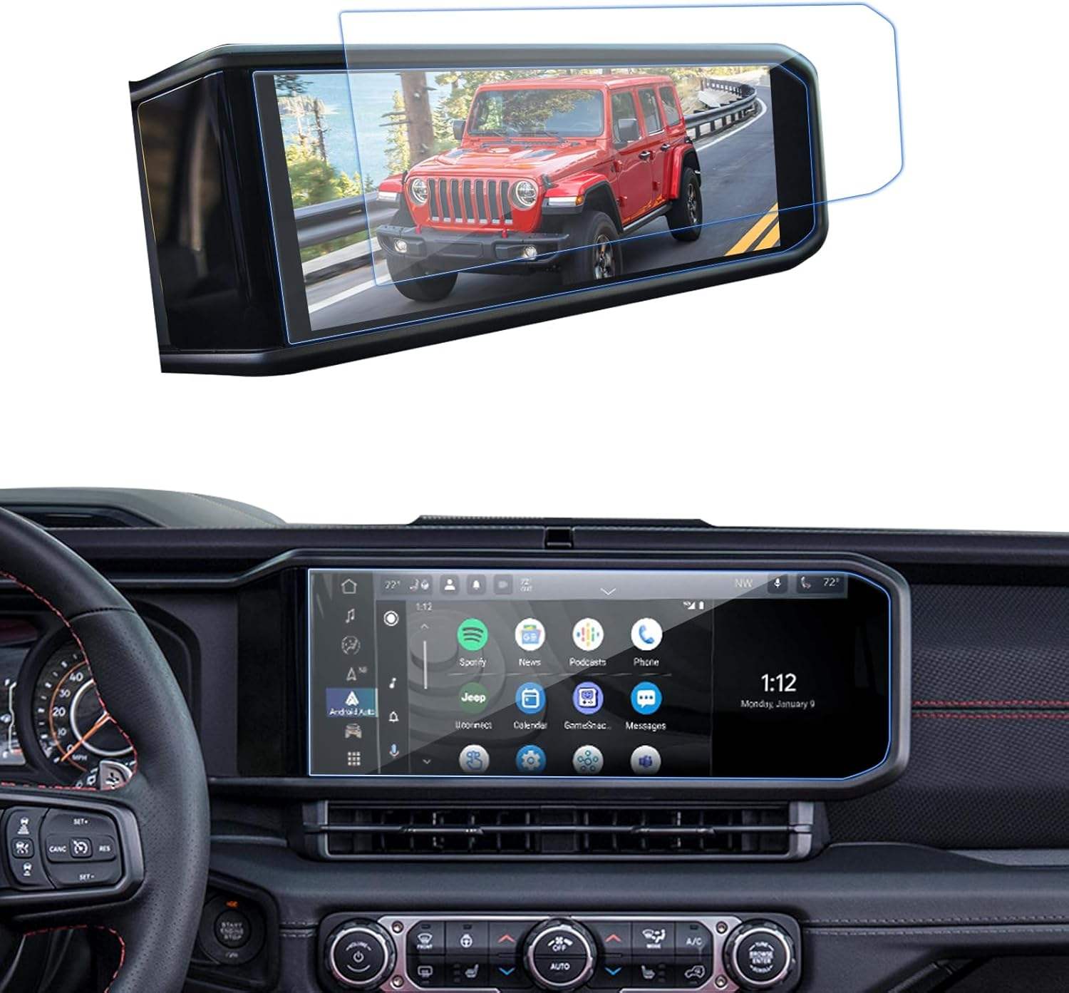 1pc pour 12.3 ''wrangler