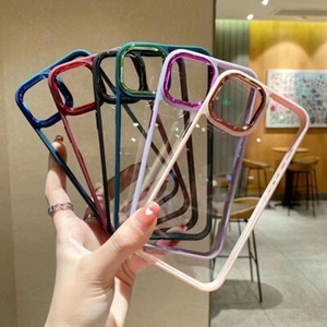 ขายส่งจากโรงงานโดยตรง คุณภาพสูง สำหรับ iPhone 13pro 14plus 11max เคสโทรศัพท์กันกระแทก 3 in 1 PC TPU สีสันหลากหลาย - Product Image 1