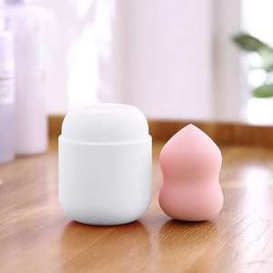 Mixeur d'éponge lavable et réutilisable, couleur unie, accessoire de transport avec 1 pièce, pour le séchage des éponges, - Product Image 2