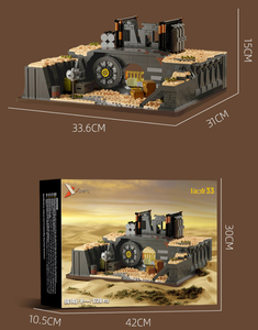 Xbert 66145 1739PCS Set <span class=keywords><strong>de</strong></span> Bloques <span class=keywords><strong>de</strong></span> Construcción <span class=keywords><strong>de</strong></span> la Fortaleza Subterránea Wasteland, Modelo MOC, Juguete Técnico <span class=keywords><strong>de</strong></span> Plástico, Regalo Moderno para Festivales - Product Image 6