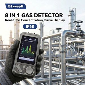 เครื่องตรวจจับก๊าซ 8 ชนิดแบบพกพา พร้อมปั๊มดูด LEL O2 CO H2S เครื่องตรวจวัดก๊าซหลายชนิด IP68 ปลอดภัยตามมาตรฐาน - Product Image 1