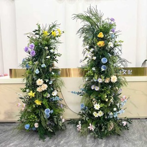 ซุ้มดอกไม้ครึ่งวงกลมแบบตั้งพื้นสำหรับตกแต่งฉากหลังงานเลี้ยงฉลองสมรส - Product Image 1