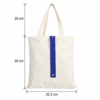 Sac fourre-tout en toile de coton avec logo personnalisé, sac de courses réutilisable avec soufflet de fond, sac cadeau promotionnel