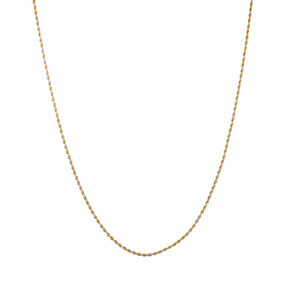 Kalung Logam Baja Anti Karat Lapis Emas dan Perak Berkualitas Tinggi Rantai Tali Pria - Product Image 4