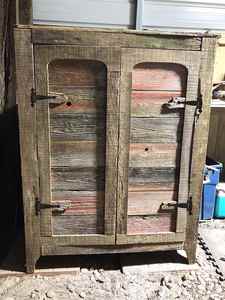 Charnières décoratives classiques WEKIS en acier noir et fer, charnières robustes pour portes de grange, portails et clôtures en bois, avec vis - Product Image 6