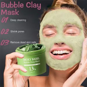 <span class=keywords><strong>Masque</strong></span> Moussant au Basilic Sacré + Ensemble de Brosses Double Pores pour Nettoyage en Profondeur des Pores et des Points Noirs avec Basilic Sacré et Eau Carbonatée - Product Image 1