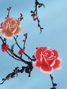 Vestito estivo elegante lavorato a <span class=keywords><strong>maglia</strong></span> girocollo lavabile a girocollo con cintura <span class=keywords><strong>in</strong></span> vita a manica corta con stampa floreale - Product Image 4