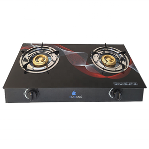 BOWANG-Gaziniere Estufa de <span class=keywords><strong>Gas</strong></span> con Encendido Automático Jiko La Gesi Mbili para Mesa Doméstica, Placa de Cocción de <span class=keywords><strong>Gas</strong></span> de Cerámica con Vidrio Templado - Product Image 1
