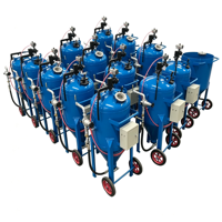 Machine de sablage humide avec technologie de mélange d'eau pour l'industrie du nettoyage des métaux et des surfaces