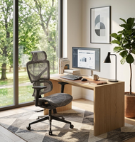 Chaise de bureau ergonomique de haute qualité, confortable pour une utilisation prolongée, avec dossier haut, design ergonomique, roulement fluide, maille respirante