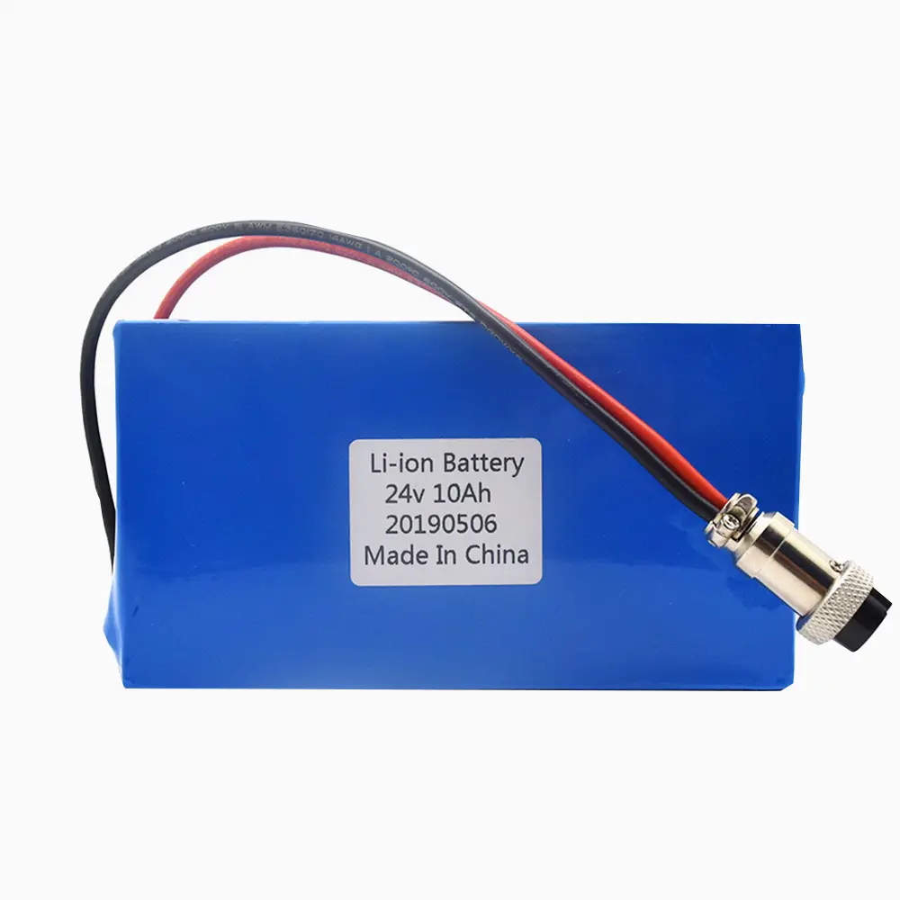 GEB High Quality lithium polymer battery hot selling Rechargeable 18650 Lithium Battery Pack 24V 10Ah battery
