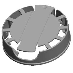 Tappo di chiusura per fusti in plastica bianca - Product Image 1