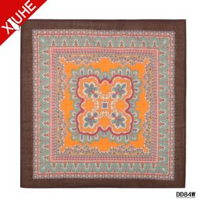 Pañuelo Floral Paisley enrollado a mano para hombre, pañuelo cuadrado <span class=keywords><strong>de</strong></span> bolsillo <span class=keywords><strong>de</strong></span> lana barato - Product Image 6