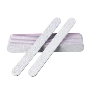 Wholesale Beauty Nail Tools Diamond Shape Abrasive Professional 100/180 Gray White Durable Nail File