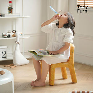 HANYEE-Chaise Nordique Classique Moderne Portable pour Enfants, Style Nordique Minimaliste Pe Plastique Confettis Fer pour Salle à Manger Cuisine Parc Gym - Product Image 6