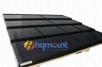 Tuile solaire fixe BIPV à double vitrage, haute efficacité, silicium monocristallin, pour toit incliné, mur photovoltaïque, montage sur toit HQ