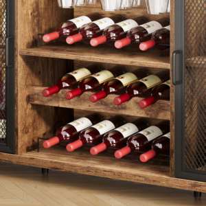 हॉट सेलिंग बार टेबल कैबिनेट 7-टियर स्टोरेज वाइन रैक के साथ एडजस्टेबल वाइन रैक - Product Image 4