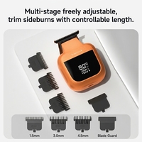 Mini Afeitadora Eléctrica Recortadora de Barba para Hombre, Inalámbrica, Recargable por USB, Cuchilla en T, Recortadora de Precisión