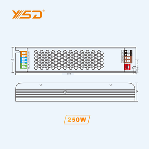 Fuente de Alimentación LED de 250w IP20 con Certificación CE ROHS CB, Fuente de Alimentación Conmutada LED de CA/CC 110/220v 12v 24v 48v para Interiores - Product Image 2