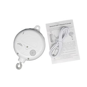 LP ABS legno culla per bambini Mobile a batteria scatola musicale digitale bianca durevole - Product Image 4