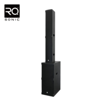 [Nueva Llegada] Sistema de Altavoces Activos de Columna de Madera RQSONIC AC68, Sistema de PA Profesional con Subwoofer