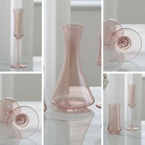 Ánh sáng màu hồng ion mạ hiện đại ly rượu thủy tinh đặt Hộp Quà Tặng hàng ngày ăn uống kinh doanh cảnh và các bên - Product Image 2