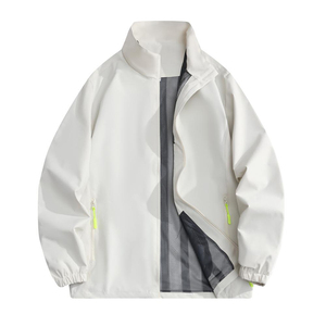 Personalized Outdoor <b>Jacket</b> Men Waterproof Windproof Shell With Logo Label For Employee Uniform And Company Apparel - Product Image 5