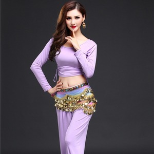 Jh454 rok bungkus syal pinggul sabuk koin emas tari perut untuk Aksesori menari untuk wanita - Product Image 6