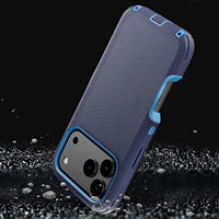 Coque de protection pour iPhone 17 18 Pro Max, matériau TPU+PC, anti-chute