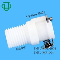 Adaptateur fileté 1/8 "NPT Insert mâle Connecteur rapide Raccords à déconnexion rapide Connecteur en plastique fileté