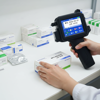 Mini Impresora Inalámbrica de Inyección de Tinta, Impresora Térmica de Bolsillo Portátil de Alta Resolución 600DPI para Documentos, Etiquetas y Codificación de Botellas