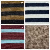 Tissu en tricot côtelé 100% laine mérinos 80's, lavable en machine, anti-rétrécissement, 180 g/m²