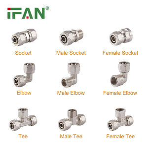 IFAN Fabricant de raccords de tuyauterie PEX <span class=keywords><strong>multicouche</strong></span>, coudes, tés, raccords de <span class=keywords><strong>plomberie</strong></span> PEX, raccords à compression en laiton - Product Image 5
