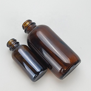 Stocked 4oz 8oz 16oz 250ml 500ml Recycled <b>Empty</b> Hotel Clear Amber Glass Boston Shampoo <b>Bottle</b> With Pump Head - Product Image 4