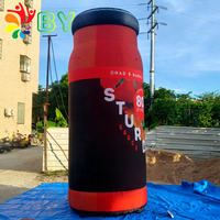 Canette de bière gonflable de décoration publicitaire de taille personnalisée, ballon gonflable de canette de boissons à vendre