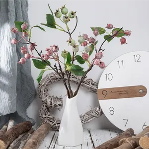 ผลไม้ประดิษฐ์ที่เหมือนจริงมาก กิ่งผลเบอร์รี่ป่าปลอม สำหรับตกแต่งบ้าน ห้อง ร้านอาหาร ร้านกาแฟ ทั้งภายในและภายนอกอาคาร - Product Image 2