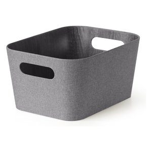 Cesta <b>plastica</b> (23x30x15cm) Grey Art.10 - Product Image 1