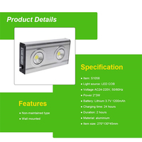 Projecteur d'hôtel Couloir Batterie de secours IP54 Antidéflagrant LED D'urgence Double têtes Spot Fire Light