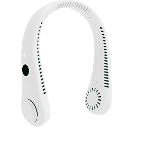 2026 New Arrivals 1200mAh USB Wearable Neck Fan Rechargeable Mini Outdoor Quick Cooling Sports Style <b>Three</b>-Speed 3 Blades - Product Image 1