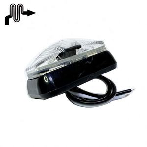 สีเหลืองอําพันและไฟรถบัสสีแดง, ไฟ <span class=keywords><strong>LED</strong></span> ด้านข้าง 4leds, โคมไฟ <span class=keywords><strong>LED</strong></span> 10-30V กันน้ําเครื่องทดสอบไฟหน้ารถสากลสําหรับรถบรรทุก - Product Image 2