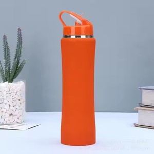 Nueva Botella de Agua Deportiva de Moda, Portátil, para Exteriores, de Gran Capacidad, de Acero Inoxidable, con Pajita, Termo de Cintura Pequeña - Product Image 6