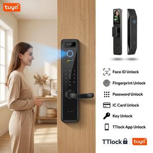 Cerradura Inteligente para Puerta con Reconocimiento Facial <span class=keywords><strong>3D</strong></span>, Videoportero, Huella Dactilar, Entrada sin Llave, Aplicación Tuya para Casa/Apartamento - Product Image 5