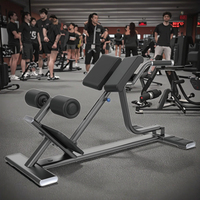 Équipement de musculation professionnel Banc romain en métal réglable avec cadre d'étirement du dos pour la musculation Entraînement de levage de poids