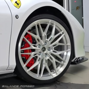 Cerchi da Corsa SRIM Monoblocco 17 18 19 20 ARC-8 Argento Spazzolato Forgiati per E92 E93 1M M3 M4 M5 18 19 20 <span class=keywords><strong>21</strong></span> - Product Image 5
