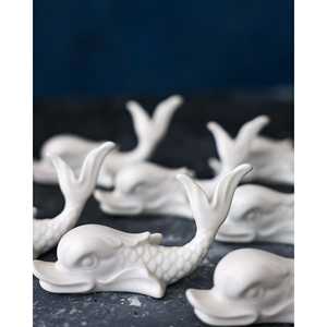 Ensemble de repose-couteaux en porcelaine en forme de poisson Campidelli Ginori, vaisselle élégante - Product Image 2