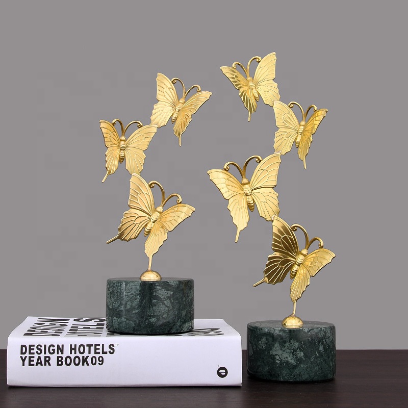 Украшение для дома в виде бабочки, украшение для телевизора, креативный современный светлый роскошный высококлассный интерьер, ремесла, офисные украшения